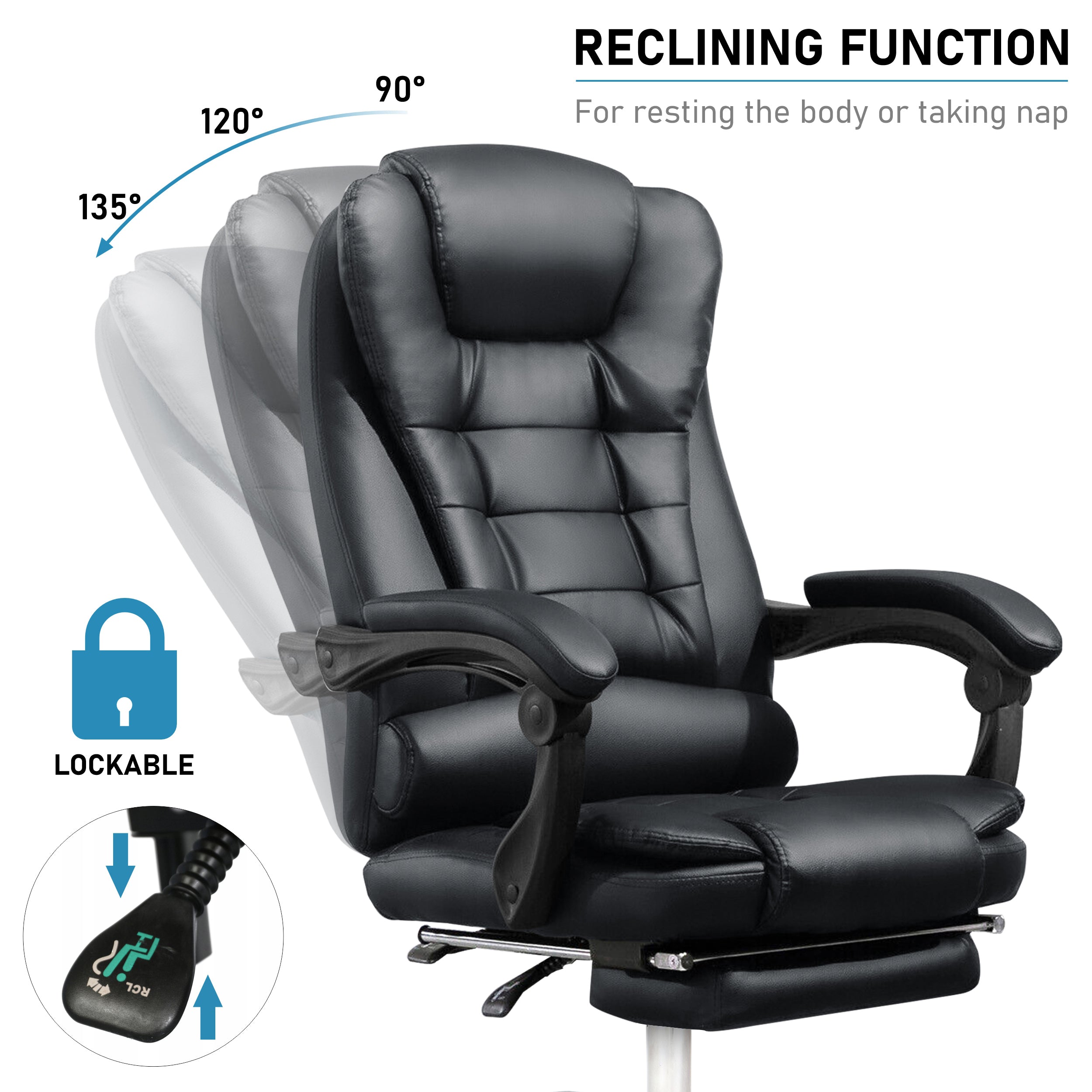Blisswood Office Recliner Chair: Ultimate Comfort